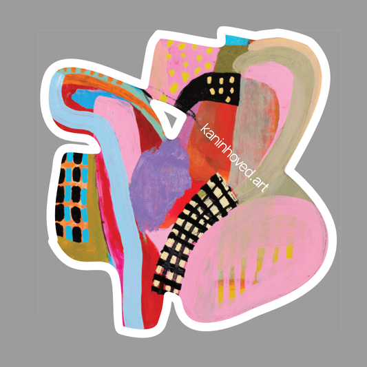 Kaninhoved Art Sticker
