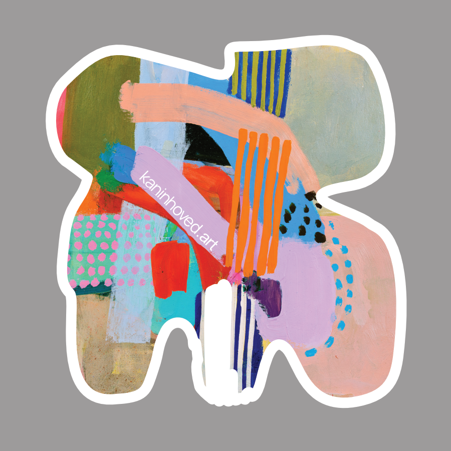 Kaninhoved Art Sticker