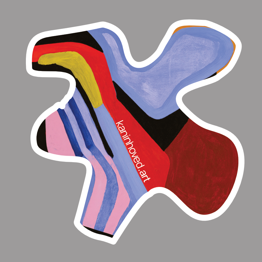 Kaninhoved Art Sticker