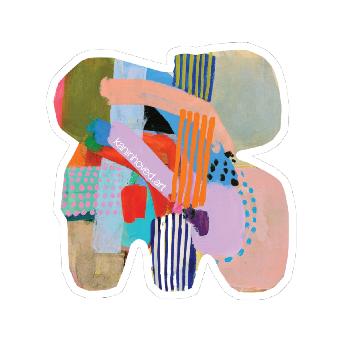 Kaninhoved Art Sticker